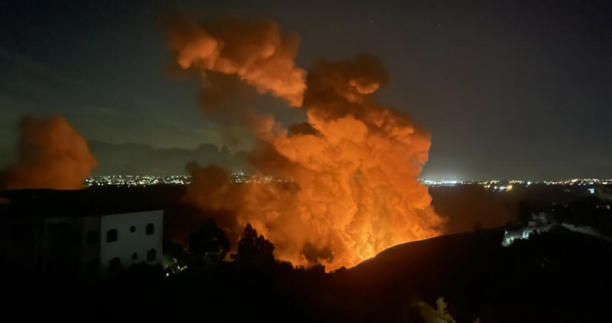 Israel vuelve a atacar Líbano tras el lanzamiento de un centenar de cohetes de Hezbolá