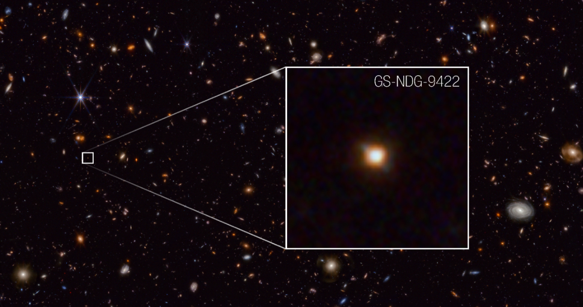 Observación del James Webb que muestra el “eslabón perdido” de las galaxias