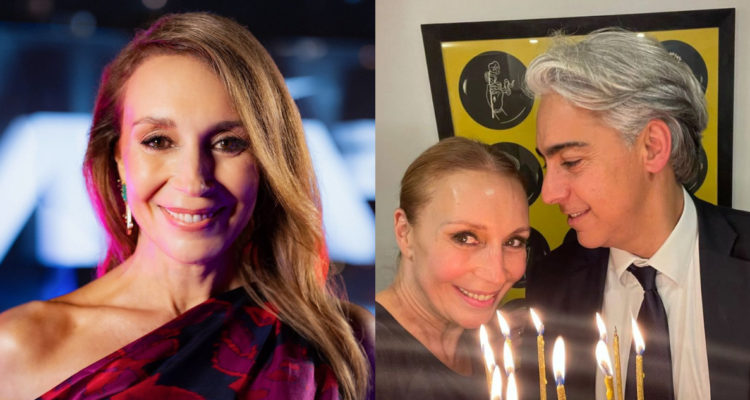 Karen Doggenweiller (izquierda) y fotografía junto a Marco Enriquez-Ominami, ME-O, en referencia a críticas por animación de Viña 2025