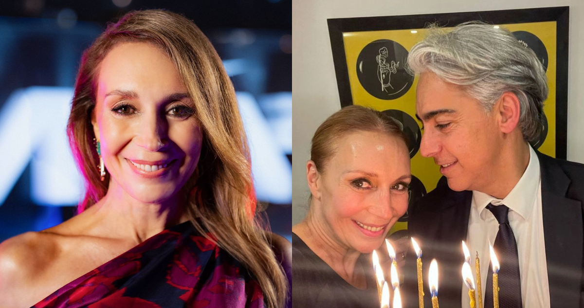 Karen Doggenweiller (izquierda) y fotografía junto a Marco Enriquez-Ominami, ME-O, en referencia a críticas por animación de Viña 2025
