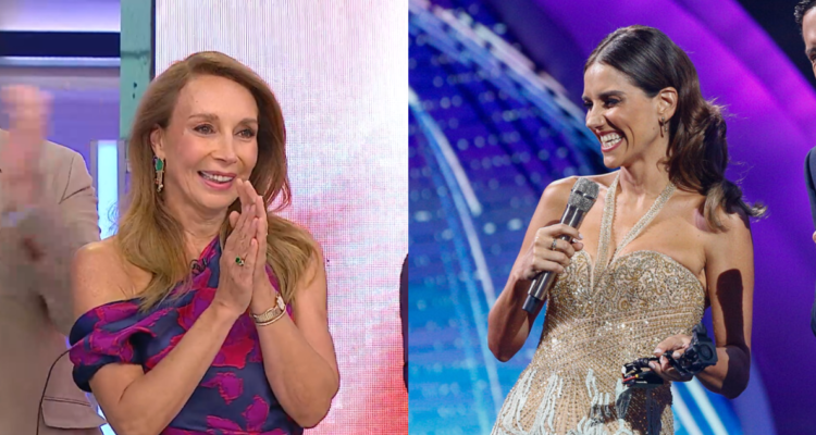 Karen Doggenweiller (izquierda) y Mary Godoy (derecha) en referencia a Festival de Viña