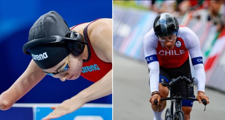Kiara Godoy Hernán Moya dijeron presente por Chile en los Juegos Paralímpicos de París 2024