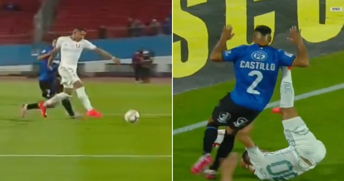 La polémica jugada que terminó en el gol de La U ante Huachipato en el Campeonato Nacional.
