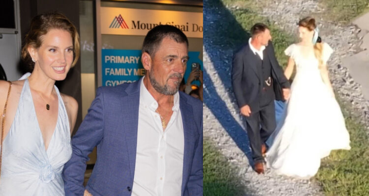 Foto que reporta que Lana del Rey se casó