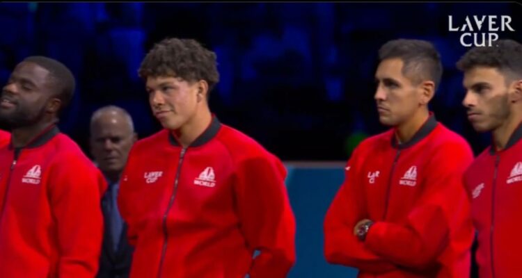 Alejandro Tabilo no pudo festejar en la Laver cup