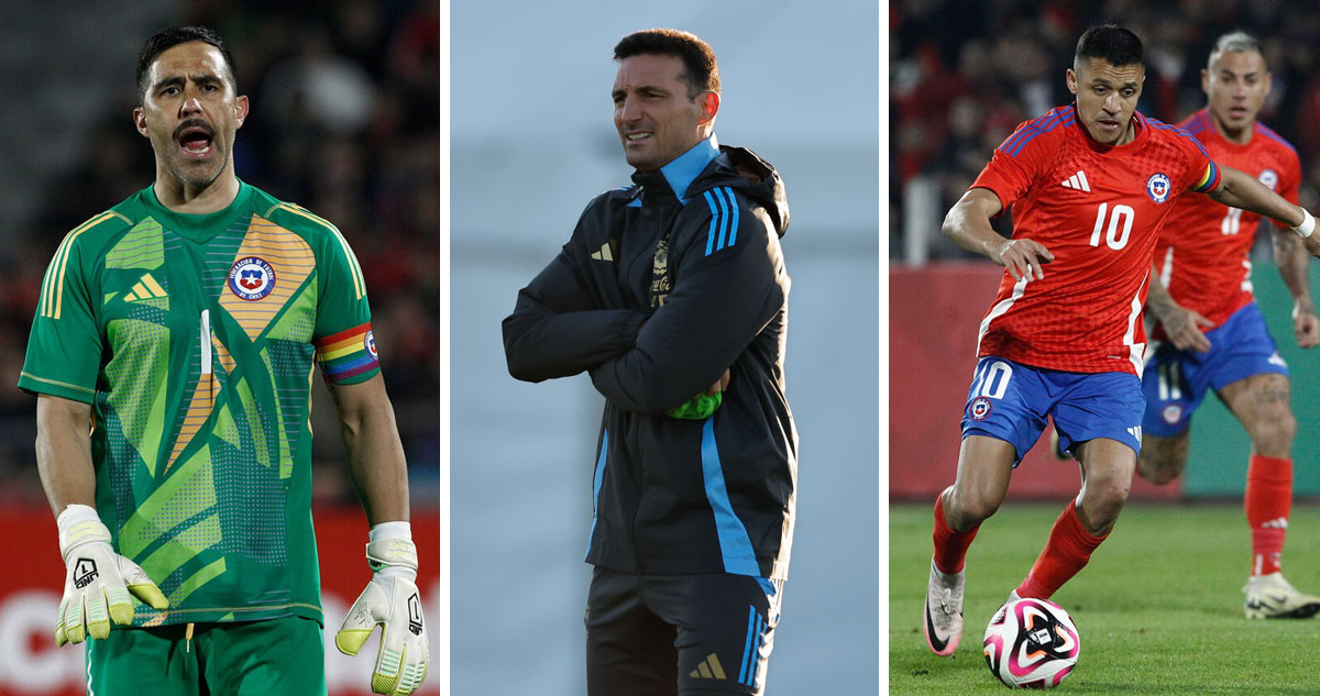 Lionel Scaloni opinó sobre ausencias de Bravo y Sánchez en La Roja.