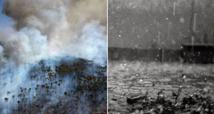 Lluvia Negra en Argentina