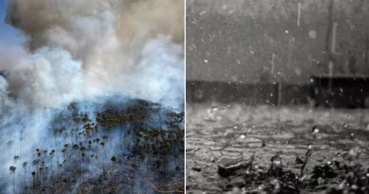 Lluvia Negra en Argentina