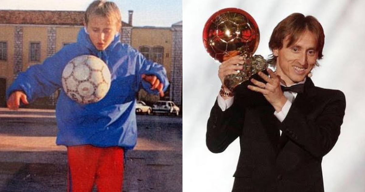Luka Modric, el niño que huyó de la guerra de los Balcanes para convertirse en estrella mundial.