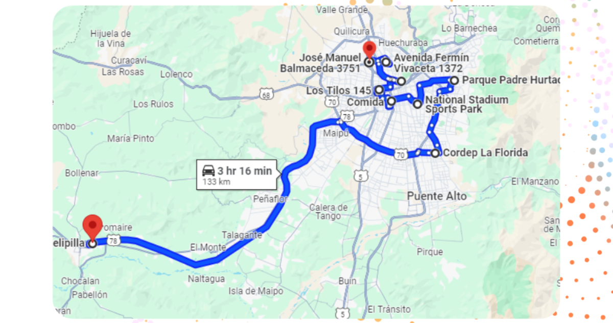 ¿Es posible ir a todas las fondas de Santiago en un solo día? Una IA te explica cómo y cuánto gastar