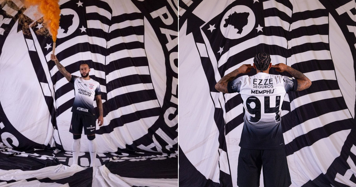 Memphis Depay aterriza en Brasil para ser el nuevo refuerzo de Corinthians.