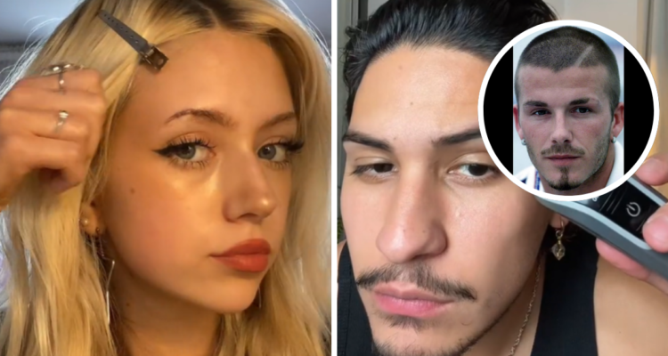 Vuelve moda que popularizó David Beckham: ahora se llama “eyebrow slit” y es furor en redes sociales