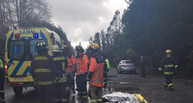 Accidente de tránsito en Ruta Freire Villarrica, en La Araucanía