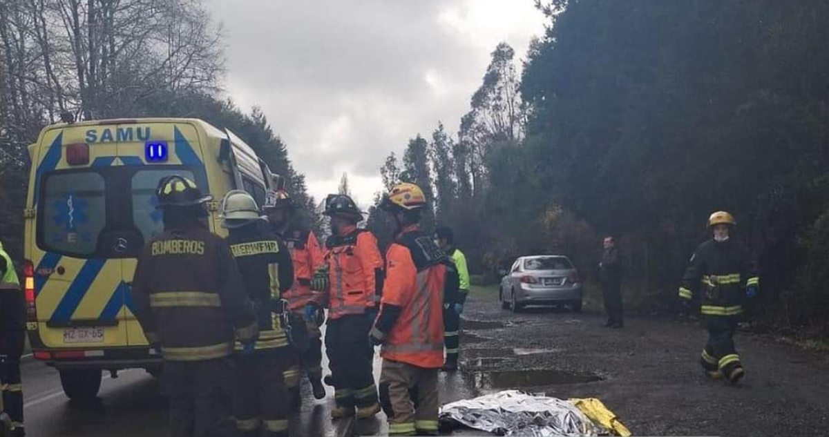 Accidente de tránsito en Ruta Freire Villarrica, en La Araucanía