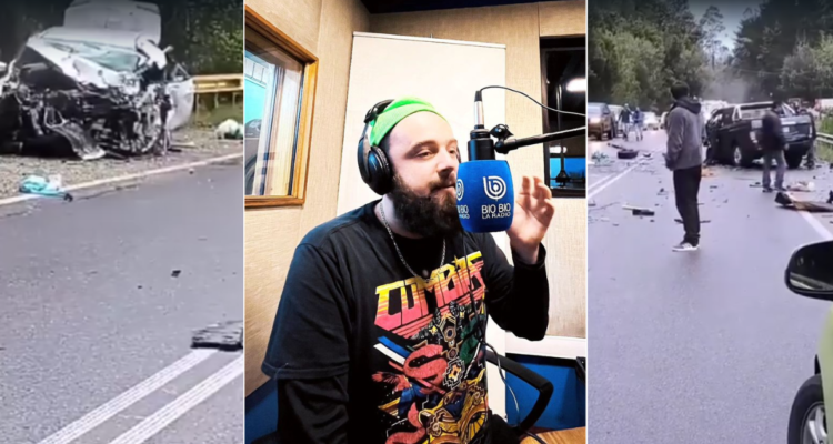 Muere vocalista de banda “La Teruka” en violento accidente de tránsito en Valdivia