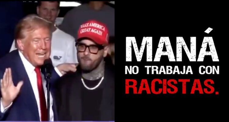 Foto de Nicky Jam apoyando a Donald Trump y la respuesta de Maná