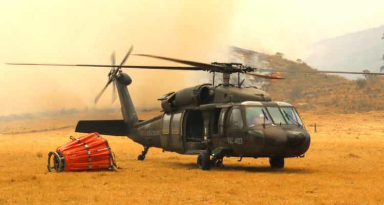 Ocho militares mueren en accidente de helicóptero en Colombia: realizaban misión de evacuación