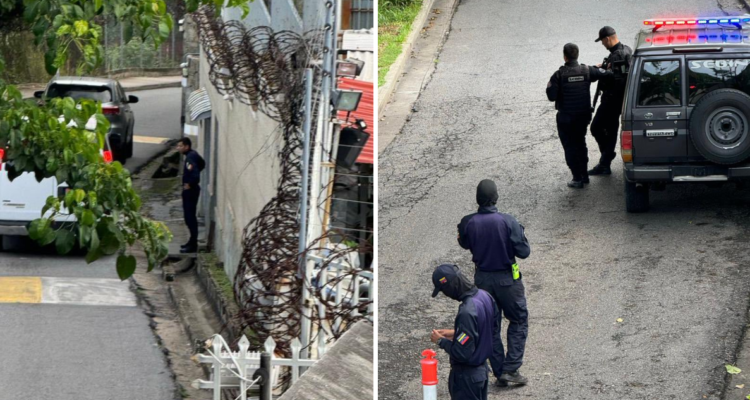 Opositores asilados denuncian que policías asedian la Embajada de Argentina en Caracas