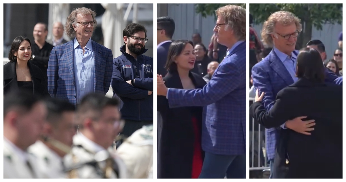Orfeón de Carabineros homenajeó con un vals a André Rieu: sacó a bailar a ministra Arredondo