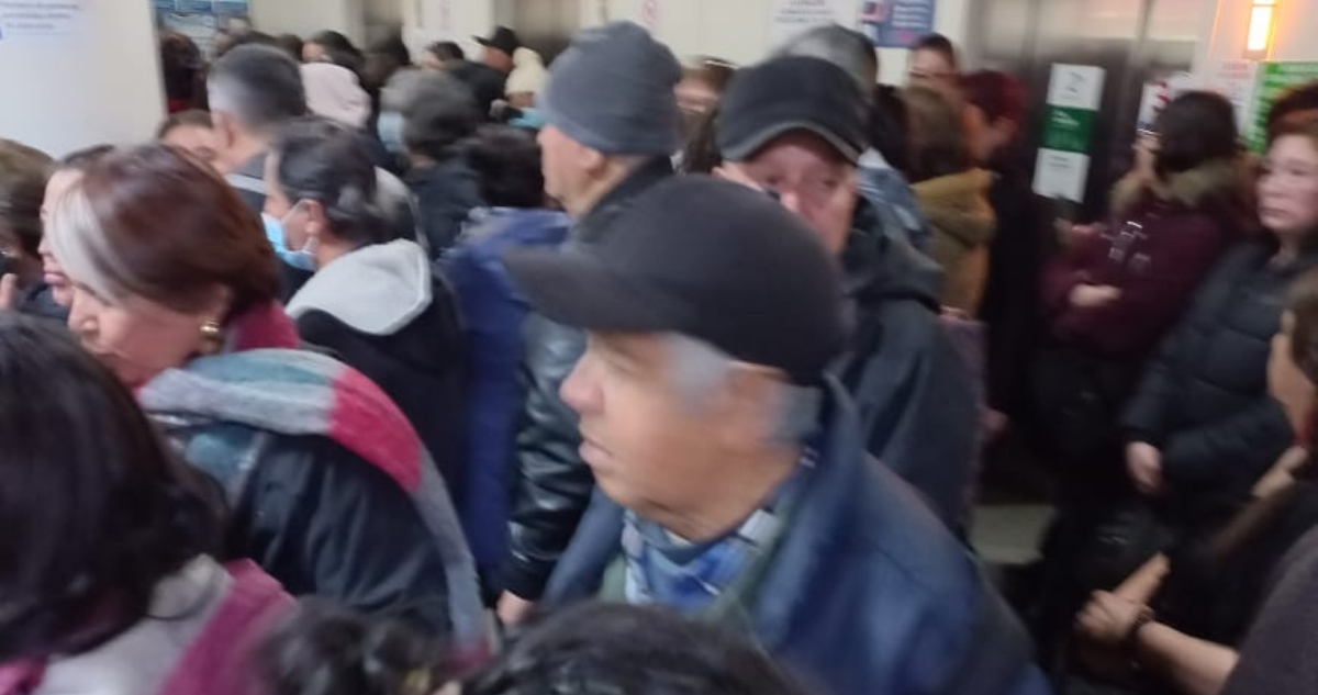 Colapso en Hospital Regional de Concepción por cientos de pacientes que llegaron a agendar horas médicas