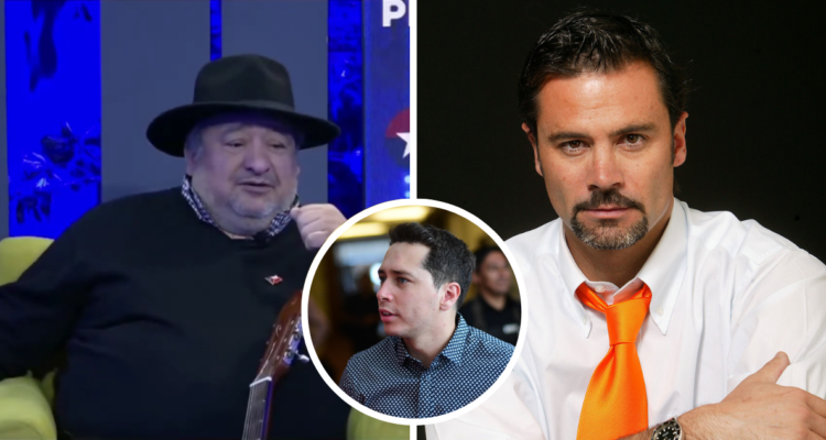 Pancho del Sur, Felipe Camiroaga y Karol Lucero en referencia a defensa del comediante al animador