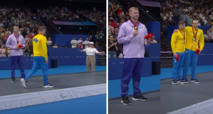 Bielorruso Ihar Boki fue despreciado por rivales ucranianos en podio de París 2024.