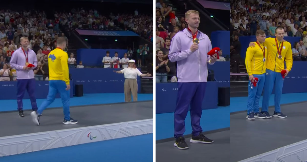 Bielorruso Ihar Boki fue despreciado por rivales ucranianos en podio de París 2024.