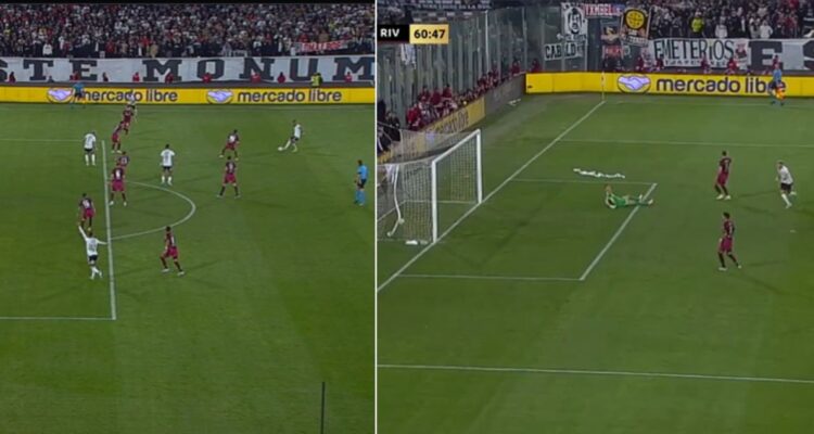 El gol de Carlos Palacios para Colo Colo ante River Plate