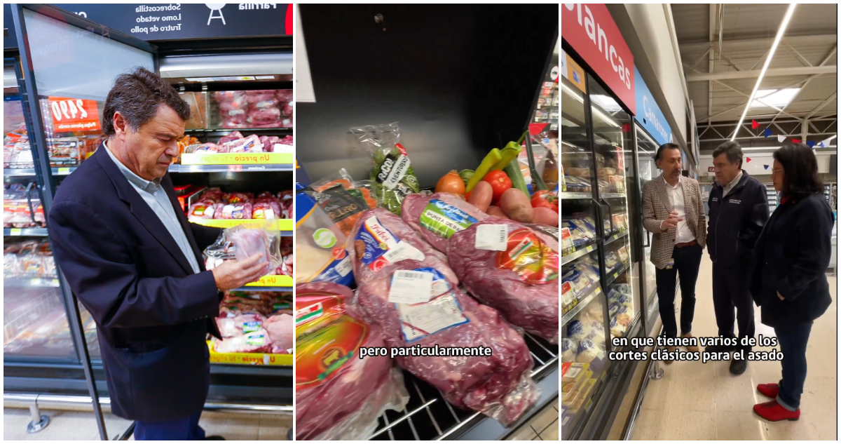 ¿Será este al fin un “18” más barato? Ministro Valenzuela fue al supermercado y comentó los precios