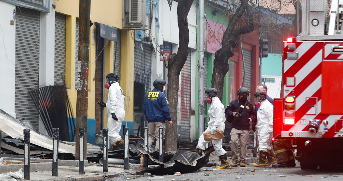 PDI confirma que cajero robado en incendio de Meiggs no tenía tinta para marcar billetes