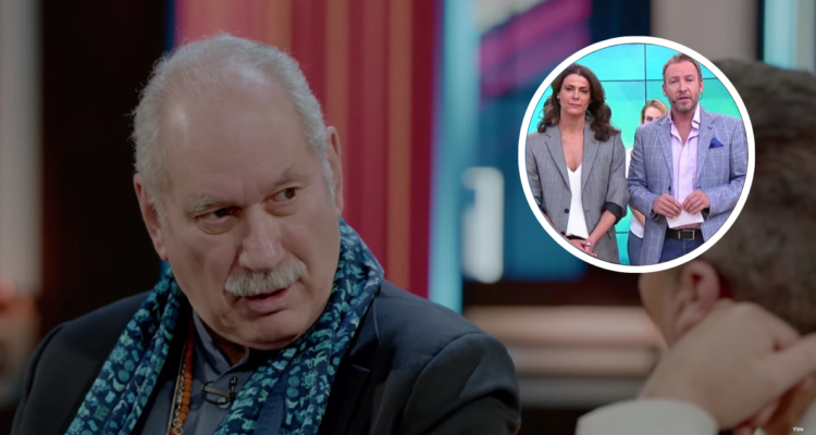 Pedro Engel en “Al piano con Lucho hablando de su salida de Bienvenidos de Canal 13