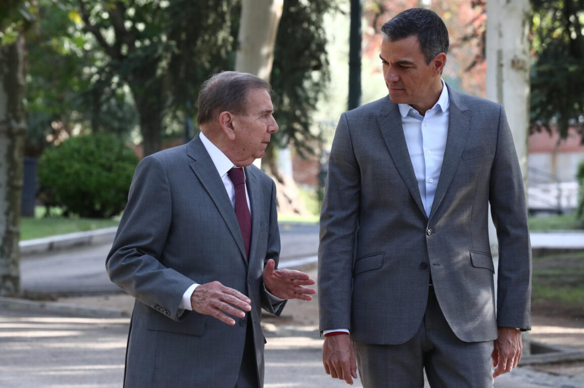 Edmundo González y Pedro Sánchez 