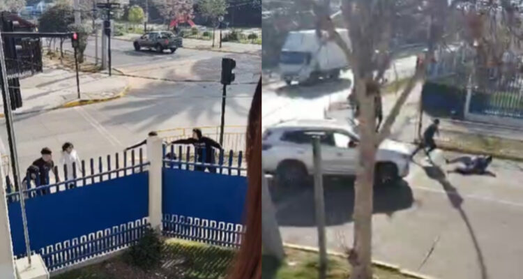 Fiscalía investiga homicidio frustrado por brutal pelea afuera de colegio en Puente Alto