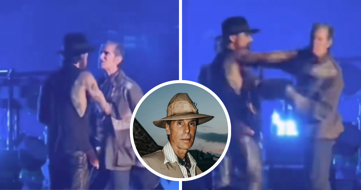 Capturas de pelea entre Perry Farrell y Dave Navarro de Jane’s Addiction