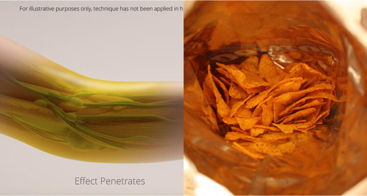 Científicos lograron volver la piel transparente usando un conocido colorante de alimentos.