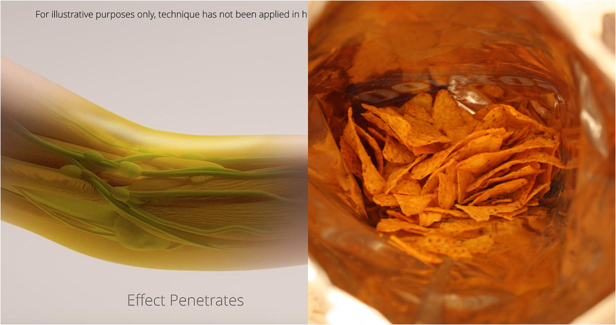Científicos lograron volver la piel transparente usando un conocido colorante de alimentos.