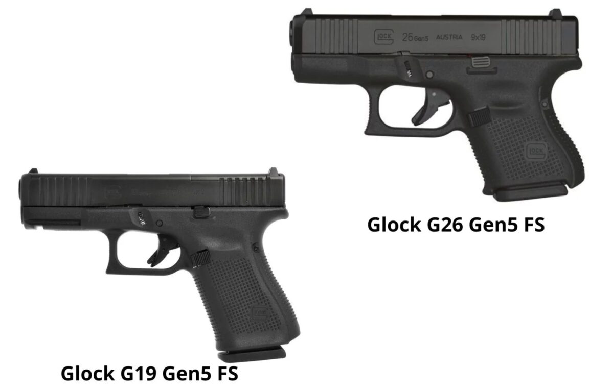 200 pistolas Glock G19 Gen5 FS y 1.000 pistolas Glock G26 Gen5 FS de la PDI