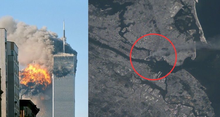Foto de la NASA tomada por el astronauta que vio el ataque a las Torres Gemelas desde el espacio