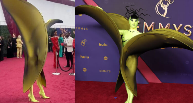 Nymphia Wind, la artista drag que se vistió de plátano en los Premios Emmy