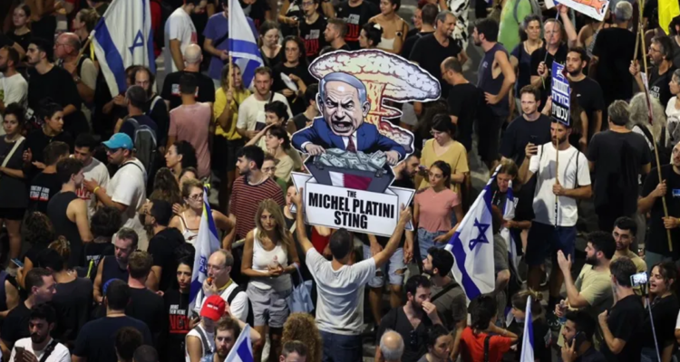 Policía israelí detiene a 29 personas en Tel Aviv en manifestación por el alto al fuego en Gaza