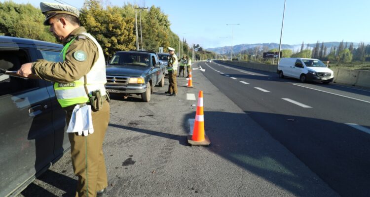 Puntos de control por salida de 200 mil vehículos en el Gran Concepción por fiestas patrias