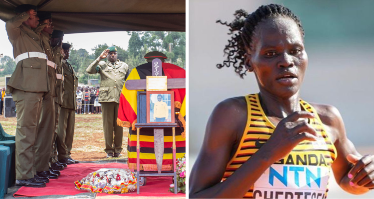 Uganda despide con honores militares a atleta Rebecca Chaptegei: exnovio le habría prendido fuego