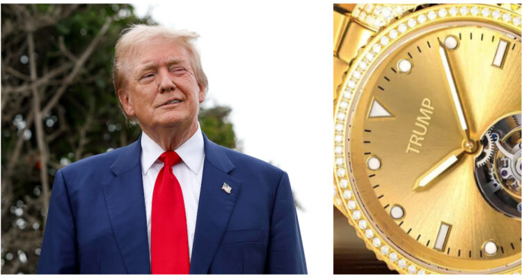Trump sigue sumando “emprendimientos”: ahora lanzó su propia línea de relojes y no son nada de baratos