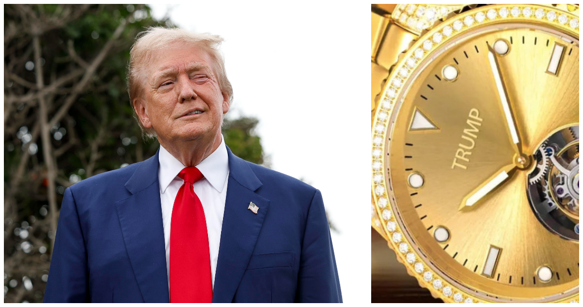 Trump sigue sumando “emprendimientos”: ahora lanzó su propia línea de relojes y no son nada de baratos