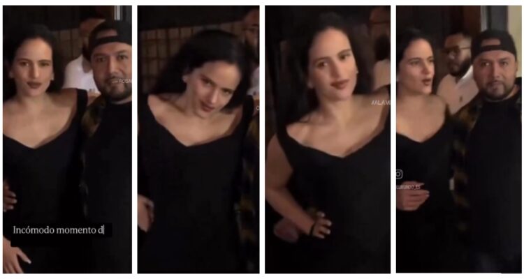 Rosalía hizo frente a inapropiado gesto de fan que intentó tomar su cintura: momento se hizo viral