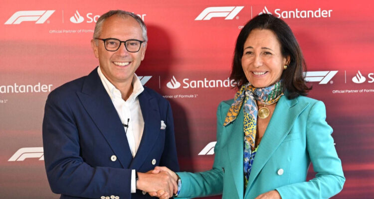 Santander será patrocinador y banco oficial de la Fórmula 1 desde 2025