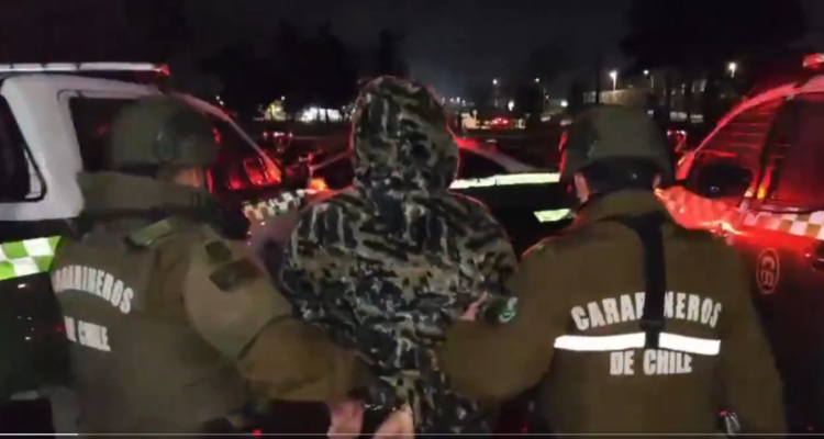 Secuestrador detenido por Carabineros en Lota