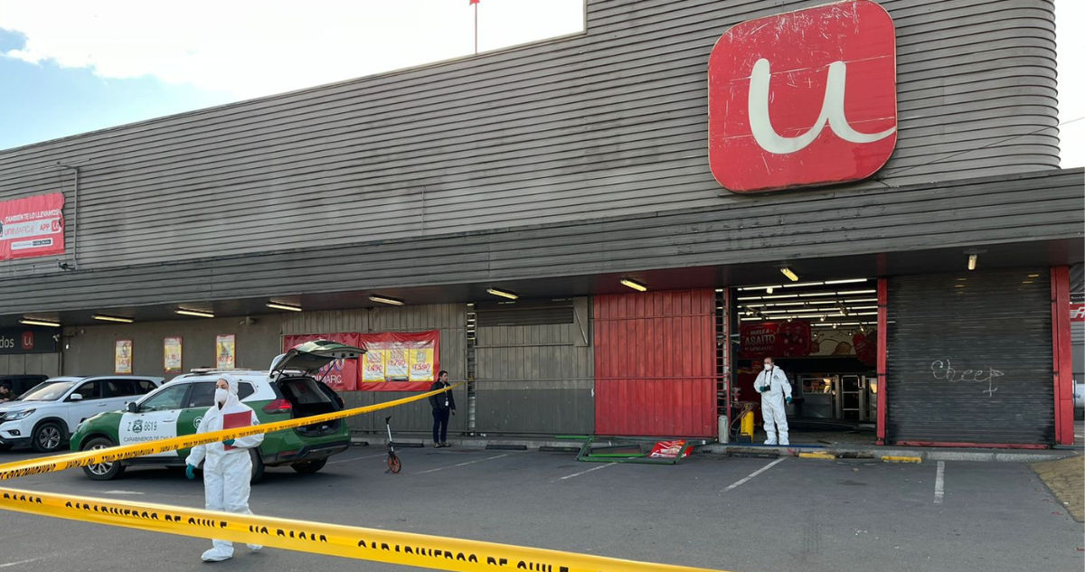 Frontis de supermercado en San Pedro de la Paz