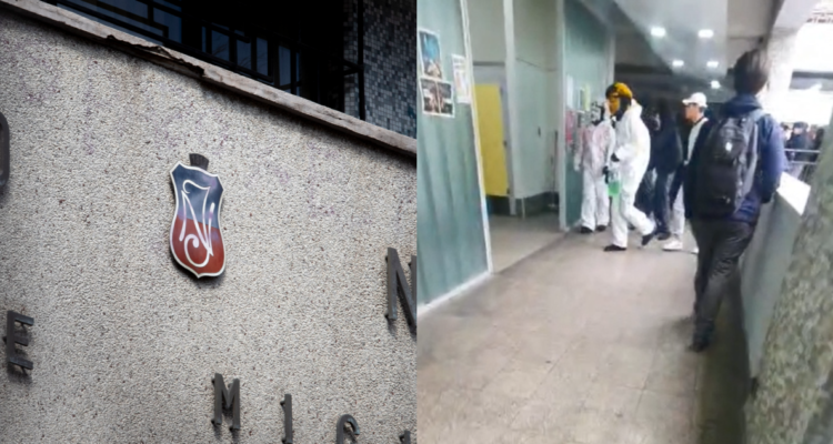 Suspenden clases en Instituto Nacional por incidentes: profesores llevarán al municipio a la justica