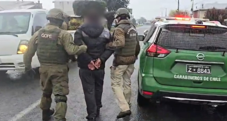 Detienen a dos personas en La Araucanía